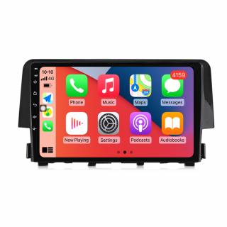 Navigatie Honda Civic din 2013-2016, 4GB RAM si 32GB ROM, Display QLED 9 inch, Wireless Carplay si Android Auto, Procesor Octacore, Slot sim 4G, Sunet DSP, Camera Marsarier, Bluetooth, USB, Wi Fi, Rad