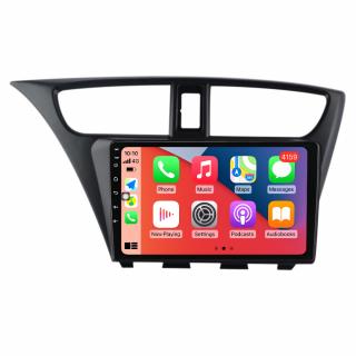 Navigatie Honda Civic Hatchback din 2012-2017, 4GB RAM si 32GB ROM, Display QLED 9 inch, Wireless Carplay si Android Auto, Procesor Octacore, Slot sim 4G, Sunet DSP, Camera Marsarier, Bluetooth, USB,