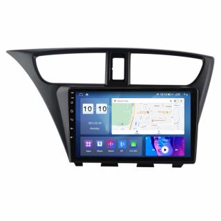 Navigatie Honda Civic Hatchback din 2012 - 2017, 4GB RAM si 64GB ROM, Ecran QLED 9 inch, Android 13, Procesor Octacore, Slot sim 4G, Sunet DSP, Wireless Carplay si Android Auto, Camera Marsarier