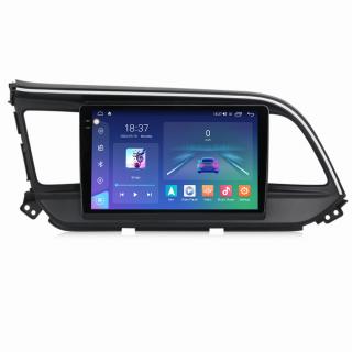 Navigatie Hyundai Elantra din 2015-2019, Rezolutie 2K, Display QLED 9.5 inch, 4GB RAM si 64GB ROM, Android, Procesor Octacore, Slot sim 4G, Sunet DSP, Wireless Carplay si Android Auto, Camera Marsarie