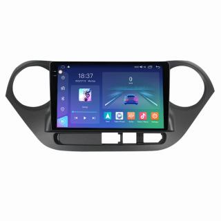 Navigatie Hyundai i10 din 2013-2017, Rezolutie 2K, Display QLED 9.5 inch, 4GB RAM si 64GB ROM, Android, Procesor Octacore, Slot sim 4G, Sunet DSP, Wireless Carplay si Android Auto, Camera Marsarier, U