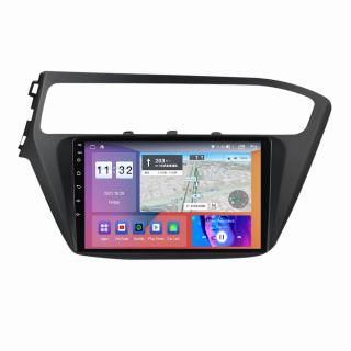 Navigatie Hyundai i20 din 2017-2018, 4GB RAM si 32GB ROM, Display QLED 9 inch, Wireless Carplay si Android Auto, Procesor Octacore, Slot sim 4G, Sunet DSP, Camera Marsarier, Bluetooth, USB, Wi Fi, Rad