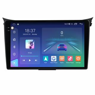 Navigatie Hyundai i30 din 2011-2017, Rezolutie 2K, Ecran QLED 9.5 inch, 8GB RAM si 128GB ROM, Android, Procesor Octacore, Slot sim 4G, Sunet DSP, Wireless Carplay