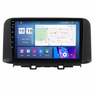 Navigatie Hyundai Kona din 2018 - 2022, 8GB RAM si 128GB ROM, Ecran QLED 9 inch, Android 14, Procesor Octacore, Slot sim 4G, Sunet DSP, Wireless Carplay si Android Auto, Camera Marsarier