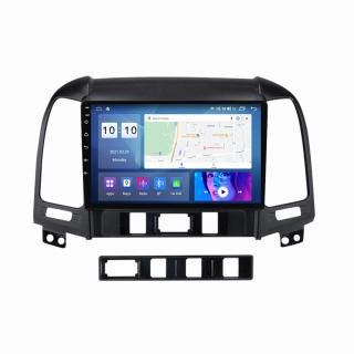 Navigatie Hyundai Santa Fe din 2006 - 2012, 8GB RAM si 128GB ROM, Ecran QLED 9 inch, Android 14, Procesor Octacore, Slot sim 4G, Sunet DSP, Wireless Carplay si Android Auto, Camera Marsarier