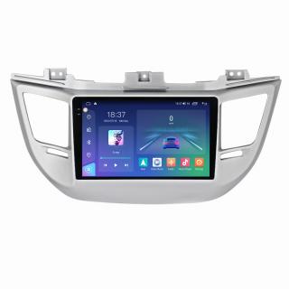 Navigatie Hyundai Tucson din 2014-2018, Rezolutie 2K, Display QLED 9.5 inch, 4GB RAM si 64GB ROM, Android, Procesor Octacore, Slot sim 4G, Sunet DSP, Wireless Carplay si Android Auto, Camera Marsarier