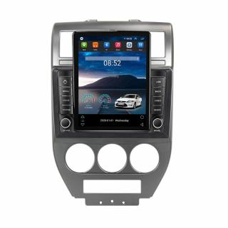 Navigatie Jeep Compass din 2006-2010, Display TESLA 9.5 inch, 2GB RAM si 32GB ROM, Wireless Carplay si Android Auto, Procesor Octacore, Slot sim 4G, Sunet DSP, Camera Marsarier, Bluetooth, USB, Wi Fi,