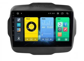 Navigatie Jeep Renegade ( 2015 -2021 ) , 4GB RAM si 64GB ROM, Ecran QLED 9 inch, Android 14, Procesor Octacore, Slot sim 4G, Sunet DSP, Wireless Carplay si Android Auto, Camera Marsarier
