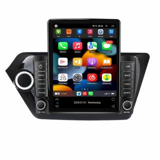 Navigatie Kia Rio din 2011-2016, Display TESLA 9.5 inch, 2GB RAM si 32GB ROM, Wireless Carplay si Android Auto, Procesor Octacore, Slot sim 4G, Sunet DSP, Camera Marsarier, Bluetooth, USB, Wi Fi, Radi