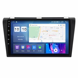 Navigatie Mazda 3 ( 2003 - 2010 ) , 4GB RAM si 64GB ROM, Ecran QLED 9 inch, Android 13, Procesor Octacore, Slot sim 4G, Sunet DSP, Wireless Carplay si Android Auto, Camera Marsarier