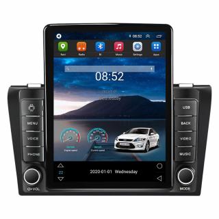 Navigatie Mazda 3 din 2003-2010, Display TESLA 9.5 inch, 2GB RAM si 32GB ROM, Wireless Carplay si Android Auto, Procesor Octacore, Slot sim 4G, Sunet DSP, Camera Marsarier, Bluetooth, USB, Wi Fi, Radi