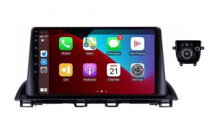 Navigatie Mazda 3 din 2013 - 2019, 8GB RAM si 128GB ROM, Ecran QLED 9 inch, Android 14, Procesor Octacore, Slot sim 4G, Sunet DSP, Wireless Carplay si Android Auto, Camera Marsarier