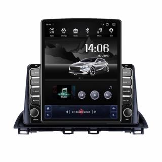 Navigatie Mazda 3 din 2013-2019, Display TESLA 9.5 inch, 2GB RAM si 32GB ROM, Wireless Carplay si Android Auto, Procesor Octacore, Slot sim 4G, Sunet DSP, Camera Marsarier, Bluetooth, USB, Wi Fi, Radi