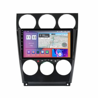 Navigatie Mazda 6 din 2004 - 2015, 4GB RAM si 64GB ROM, Ecran QLED 9 inch, Android 14, Procesor Octacore, Slot sim 4G, Sunet DSP, Wireless Carplay si Android Auto, Camera Marsarier