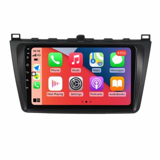 Navigatie Mazda 6 din 2008-2014, 4GB RAM si 32GB ROM, Display QLED 9 inch, Wireless Carplay si Android Auto, Procesor Octacore, Slot sim 4G, Sunet DSP, Camera Marsarier, Bluetooth,