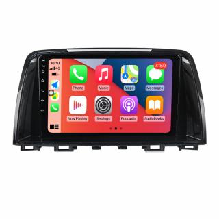 Navigatie Mazda 6 din 2012-2017, 4GB RAM si 32GB ROM, Display QLED 9 inch, Wireless Carplay si Android Auto, Procesor Octacore, Slot sim 4G, Sunet DSP, Camera Marsarier, Bluetooth, USB, Wi Fi, Radio