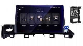 Navigatie Mazda 6 din 2018 - 2021, 8GB RAM si 128GB ROM, Ecran QLED 9 inch, Android 14, Procesor Octacore, Slot sim 4G, Sunet DSP, Wireless Carplay si Android Auto, Camera Marsarier