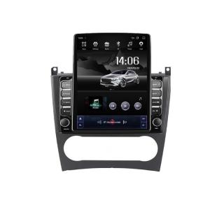 Navigatie Mercedes Clasa C W203 Facelift si CLC din 2004 - 2011, Ecran TESLA 9.7 inch, 4 GB RAM si 64 GB ROM, Slot Sim 4G, Procesor Octa Core, Carplay integrat, Procesor Sunet Digital DSP, Android, Ap