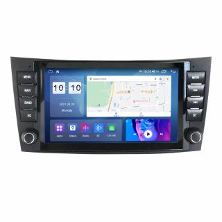 Navigatie Mercedes E class W211 CLS W219, 4 GB RAM si 64 GB ROM, Slot Sim 4G, Procesor Octa Core, Carplay, Sunet DSP, Android, Aplicatii, Usb, Wi Fi, Bluetooth