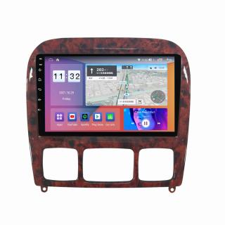 Navigatie Mercedes S Class W220 (1998 - 2005) 4GB RAM si 64GB ROM, Ecran QLED 9 inch, Android 14, Procesor Octacore, Slot sim 4G, Sunet DSP, Wireless Carplay si Android Auto, Camera Marsarier