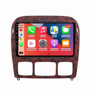 Navigatie Mercedes S Class W220 din 1998-2005, Android 14 , 4GB RAM, Octacore, Slot Sim 4G, DSP, GPS, Wi-FI, Carplay, Android Auto, USB, Bluetooth, Waze, Touchscreen, 9 inch