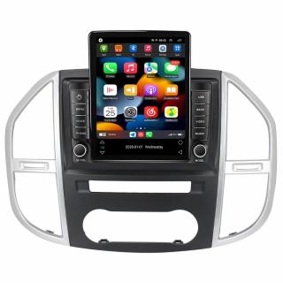 Navigatie Mercedes Vito 2014 - 2020 , Display TESLA 9.5 inch, 2GB RAM si 32GB ROM, Wireless Carplay si Android Auto, Procesor Octacore, Slot sim 4G, Sunet DSP, Camera Marsarier,