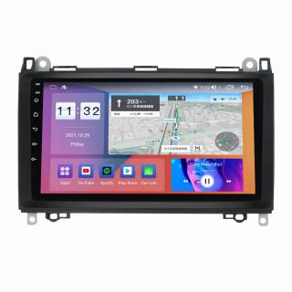 Navigatie Mercedes Vito Sprinter Viano A B Class VW Crafter , 4GB RAM si 64GB ROM, Ecran QLED 9 inch, Android 13, Procesor Octacore, Slot sim 4G, Sunet DSP, Wireless Carplay si Android Auto, Camera Ma