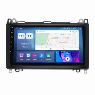 Navigatie Mercedes Vito Sprinter Viano B Class VW Crafter, 8GB RAM si 128GB ROM, Ecran QLED 9 inch, Android 14, Procesor Octacore, Slot sim 4G, Sunet DSP, Wireless Carplay si Android Auto, Camera Mars