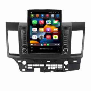 Navigatie Mitsubishi Lancer din 2007 - 2012, Ecran TESLA 9.5 inch, 4 GB RAM si 64 GB ROM, Slot Sim 4G, Procesor Octa Core, Carplay integrat, Procesor Sunet Digital DSP, Android, Aplicatii, Usb