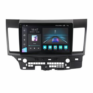 Navigatie Mitsubishi Lancer din 2007 - 2012, Rezolutie 2K, Display QLED 9.5 inch, 4GB RAM si 64GB ROM, Android, Procesor Octacore, Slot sim 4G, Sunet DSP, Wireless Carplay si Android Auto, Camera Mars