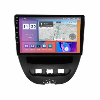 Navigatie Peugeot 107 ( 2005 - 2015 ) 4GB RAM si 64GB ROM, Ecran QLED 9 inch, Android 13, Procesor Octacore, Slot sim 4G, Sunet DSP, Wireless Carplay si Android Auto, Camera Marsarier