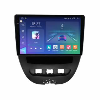 Navigatie Peugeot 107 si Citroen C1 din 2005-2015, Rezolutie 2K, Ecran QLED 10.5 inch, 8GB RAM si 128GB ROM, Android, Procesor Octacore, Slot sim 4G, Sunet DSP, Wireless Carplay si Android Auto