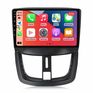 Navigatie Peugeot 207 din 2006-2015,Android 14 , 4GB RAM, Octacore, Slot Sim 4G, DSP, GPS, Wi-FI, Carplay, Android Auto, USB, Bluetooth, Waze, Touchscreen, 9 inch