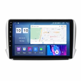 Navigatie Peugeot 208 si 2008 din 2012 - 2020, 8GB RAM si 128GB ROM, Ecran QLED 9 inch, Android 14, Procesor Octacore, Slot sim 4G, Sunet DSP, Wireless Carplay si Android Auto, Camera Marsarier