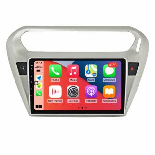 Navigatie Peugeot 301 si Citroen C Elysee din 2012-2016, 4GB RAM si 32GB ROM, Display QLED 9 inch, Wireless Carplay si Android Auto, Procesor Octacore, Slot sim 4G, Sunet DSP, Camera