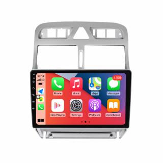 Navigatie Peugeot 307 din 2002 - 2013, 8GB RAM si 128GB ROM, Ecran QLED 9 inch, Android 14, Procesor Octacore, Slot sim 4G, Sunet DSP, Wireless Carplay si Android Auto, Camera Marsarier