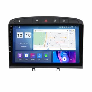 Navigatie Peugeot 308 408 din 2008 - 2020, 8GB RAM si 128GB ROM, Ecran QLED 9 inch, Android 13, Procesor Octacore, Slot sim 4G, Sunet DSP, Wireless Carplay si Android Auto, Camera Marsarier