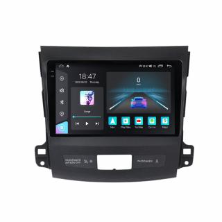 Navigatie Peugeot 4007 din 2007-2012, Rezolutie 2K, Ecran QLED 9.5 inch, 8GB RAM si 128GB ROM, Android, Procesor Octacore, Slot sim 4G, Sunet DSP, Wireless Carplay si Android Auto