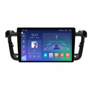 Navigatie Peugeot 508 din 2010-2018, Rezolutie 2K, Display QLED 9.5 inch, 4GB RAM si 64GB ROM, Android, Procesor Octacore, Slot sim 4G, Sunet DSP, Wireless Carplay si Android Auto, Camera Marsarier, U