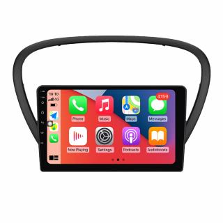 Navigatie Peugeot 607 din 2004 - 2010, 8GB RAM si 128GB ROM, Ecran QLED 9 inch, Android 14, Procesor Octacore, Slot sim 4G, Sunet DSP, Wireless Carplay si Android Auto, Camera Marsarier