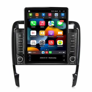 Navigatie Porsche Cayenne din 2002-2010, Display TESLA 9.5 inch, 2GB RAM si 32GB ROM, Wireless Carplay si Android Auto, Procesor Octacore, Slot sim 4G, Sunet DSP, Camera Marsarier, Bluetooth, USB, Wi