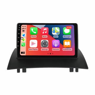Navigatie Renault Megane 2 din 2002-2009, Android 14 , 4GB RAM, Octacore, Slot Sim 4G, DSP, GPS, Wi-FI, Carplay, Android Auto, USB, Bluetooth, Waze, Touchscreen, 9 inch