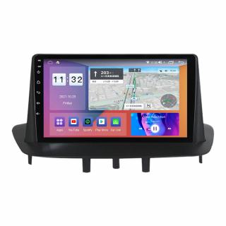 Navigatie Renault Megane 3 Fluence ( 2009 -2015 ) 4GB RAM si 64GB ROM, Ecran QLED 9 inch, Android 13, Procesor Octacore, Slot sim 4G, Sunet DSP, Wireless Carplay si Android Auto, Camera Marsarier