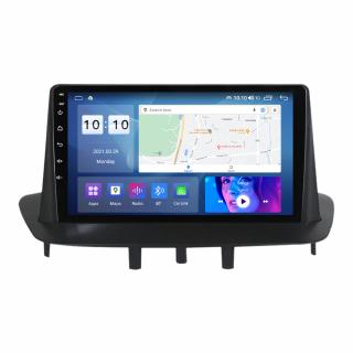 Navigatie Renault Megane 3 Fluence din 2009 - 2015, 8GB RAM si 128GB ROM, Ecran QLED 9 inch, Android 13, Procesor Octacore, Slot sim 4G, Sunet DSP, Wireless Carplay si Android Auto, Camera Marsarier