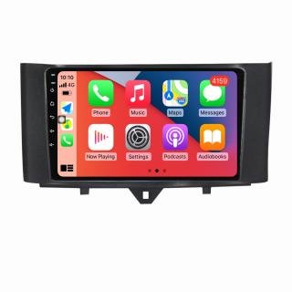 Navigatie Smart Fortwo din 2010-2015, Android 13, Wireless Carplay si Android Auto, 2GB RAM si 32GB ROM, Display IPS 9 inch, Camera Marsarier, Internet, Aplicatii, Wi Fi, Usb, Bluetooth