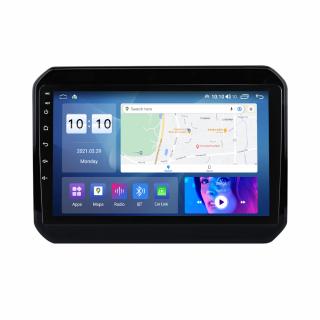 Navigatie Suzuki Ignis din 2016 - 2021, 8GB RAM si 128GB ROM, Ecran QLED 9 inch, Android 14, Procesor Octacore, Slot sim 4G, Sunet DSP, Wireless Carplay si Android Auto, Camera Marsarier