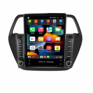 Navigatie Suzuki S Cross din 2012-2017, Display TESLA 9.5 inch, 2GB RAM si 32GB ROM, Wireless Carplay si Android Auto, Procesor Octacore, Slot sim 4G, Sunet DSP, Camera Marsarier, Bluetooth, USB, Wi F