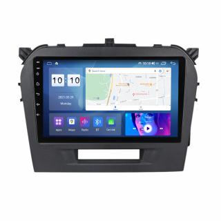 Navigatie Suzuki Vitara din 2014 - 2018, 8GB RAM si 128GB ROM, Ecran QLED 9 inch, Android 13, Procesor Octacore, Slot sim 4G, Sunet DSP, Wireless Carplay si Android Auto, Camera Marsarier