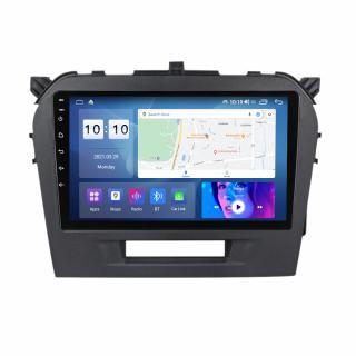Navigatie Suzuki Vitara din 2014 - 2018, 8GB RAM si 128GB ROM, Ecran QLED 9 inch, Android 14, Procesor Octacore, Slot sim 4G, Sunet DSP, Wireless Carplay si Android Auto, Camera Marsarier