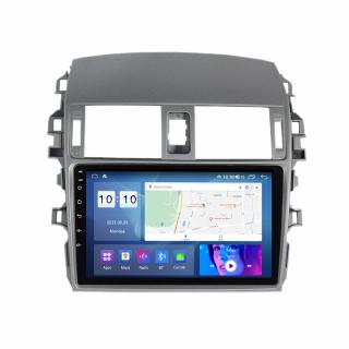 Navigatie Toyota Corolla din 2006 - 2013, 8GB RAM si 128GB ROM, Ecran QLED 9 inch, Android 13, Procesor Octacore, Slot sim 4G, Sunet DSP, Wireless Carplay si Android Auto, Camera Marsarier